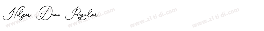 Nolger Demo Regular字体转换 Nolger Demo Regular字体转换